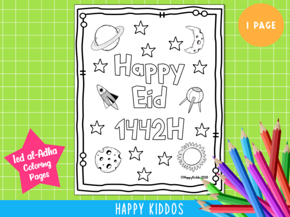 Creative Applications for Happy Eid Coloring Pages
