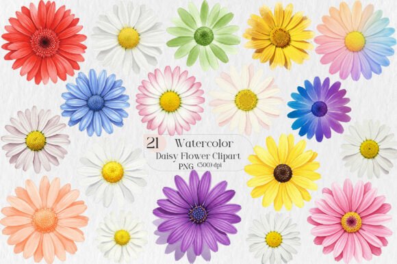 Daisy Flower Watercolor Clipart: A Designer's Guide
