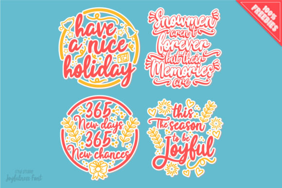 Freebies from Joyfulness Font: Elevate Your Design Projects