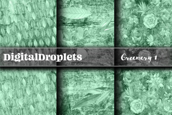 The Greenery Collection 1 | Free Digital Backgrounds