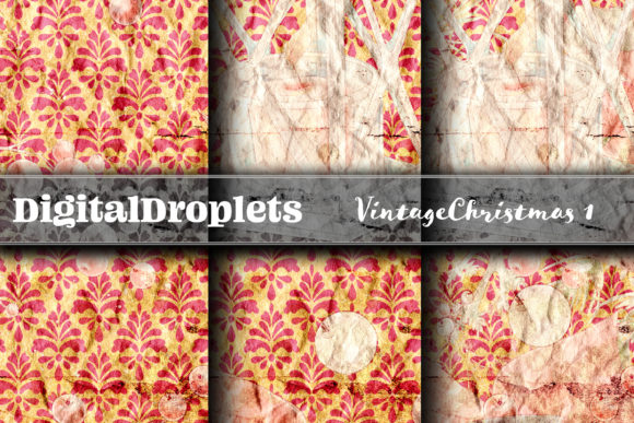 Vintage Christmas V1 | FREEBIES: Classic Textured Papers for Timeless Design