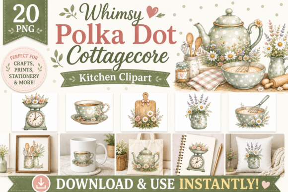 Whimsy Polka Dot Cottagecore Kitchen: A Designer's Guide
